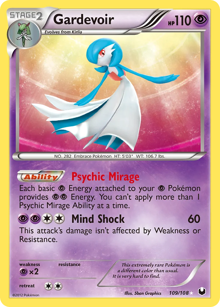 Gardevoir Pokemon card