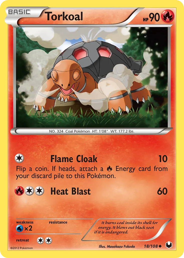 Torkoal Pokemon card