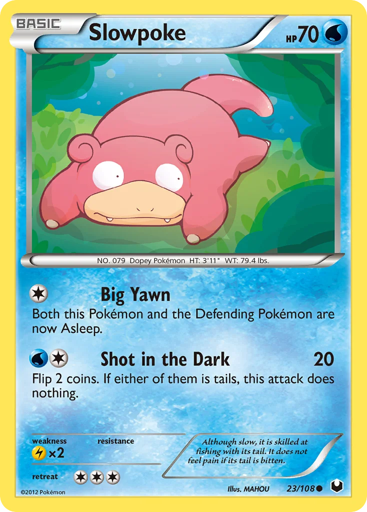 Slowpoke Pokemon card