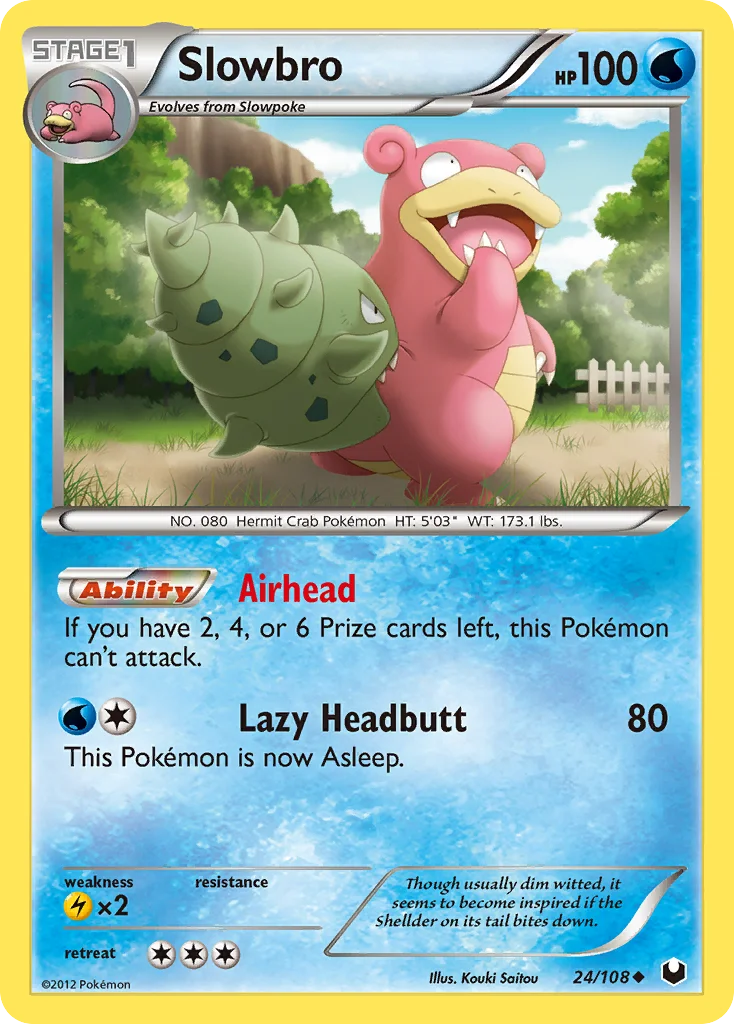 Slowbro Pokemon card
