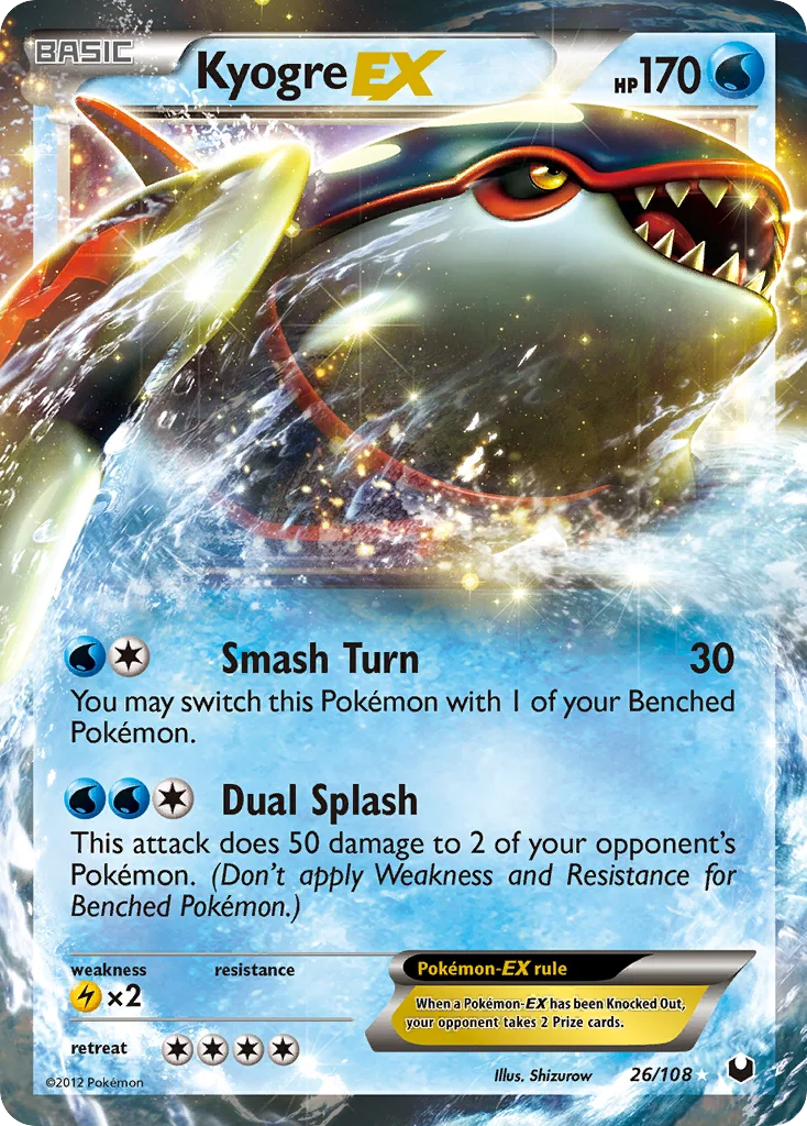 Kyogre-EX Pokemon card