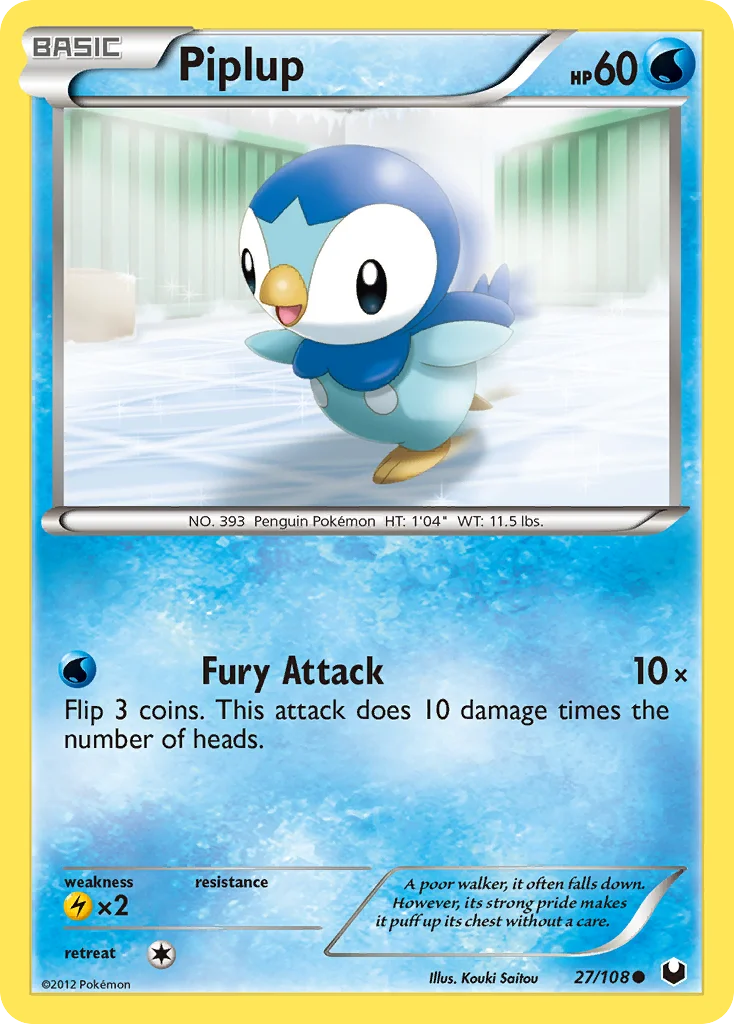 Piplup Pokemon card