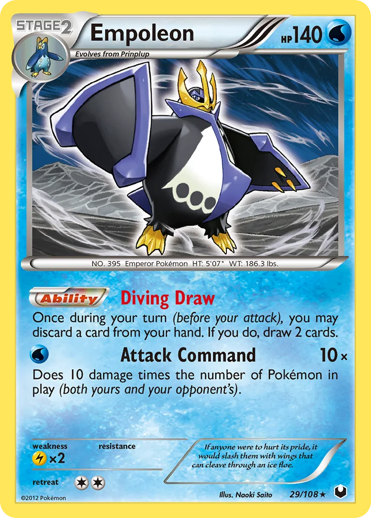 Empoleon Pokemon card