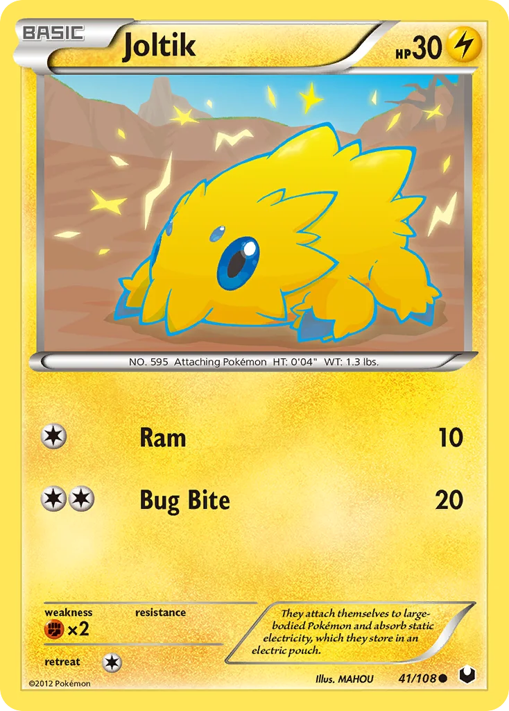 Joltik Pokemon card