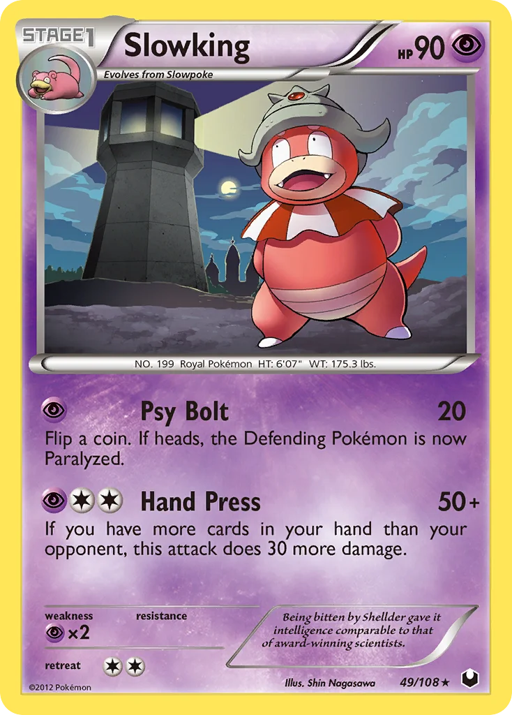 Slowking Pokemon card