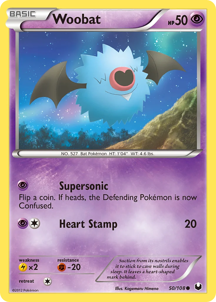Woobat Pokemon card