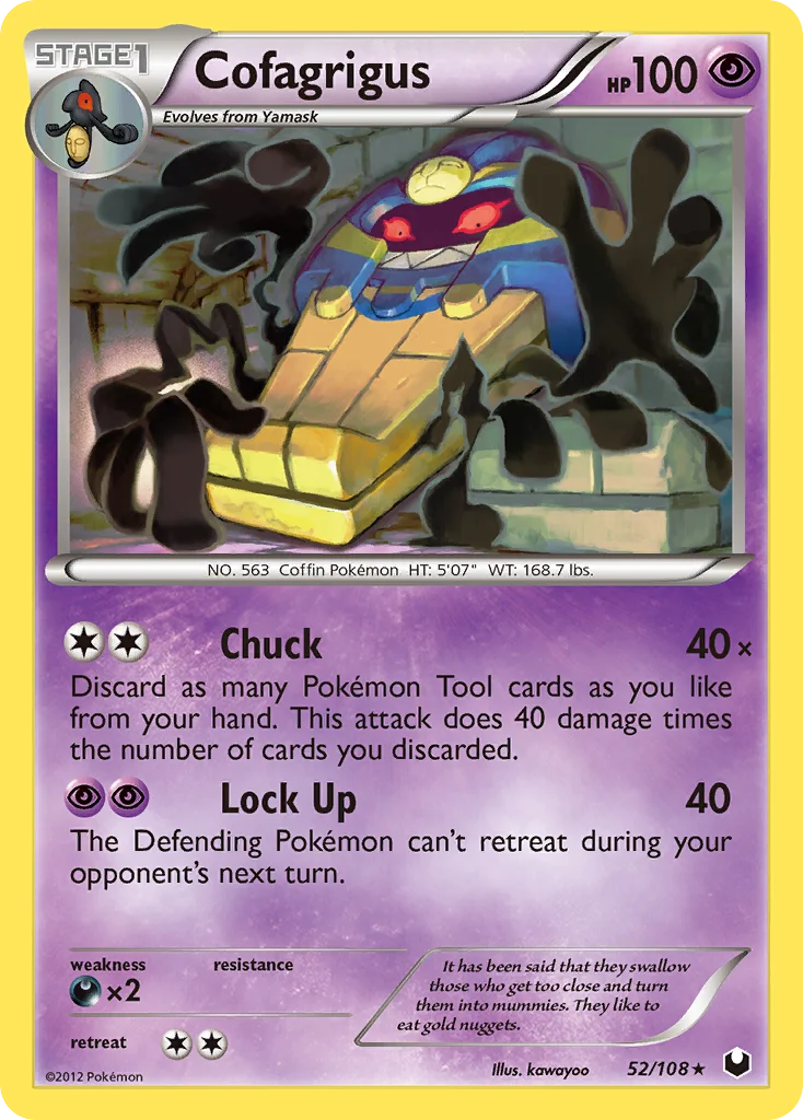 Cofagrigus Pokemon card