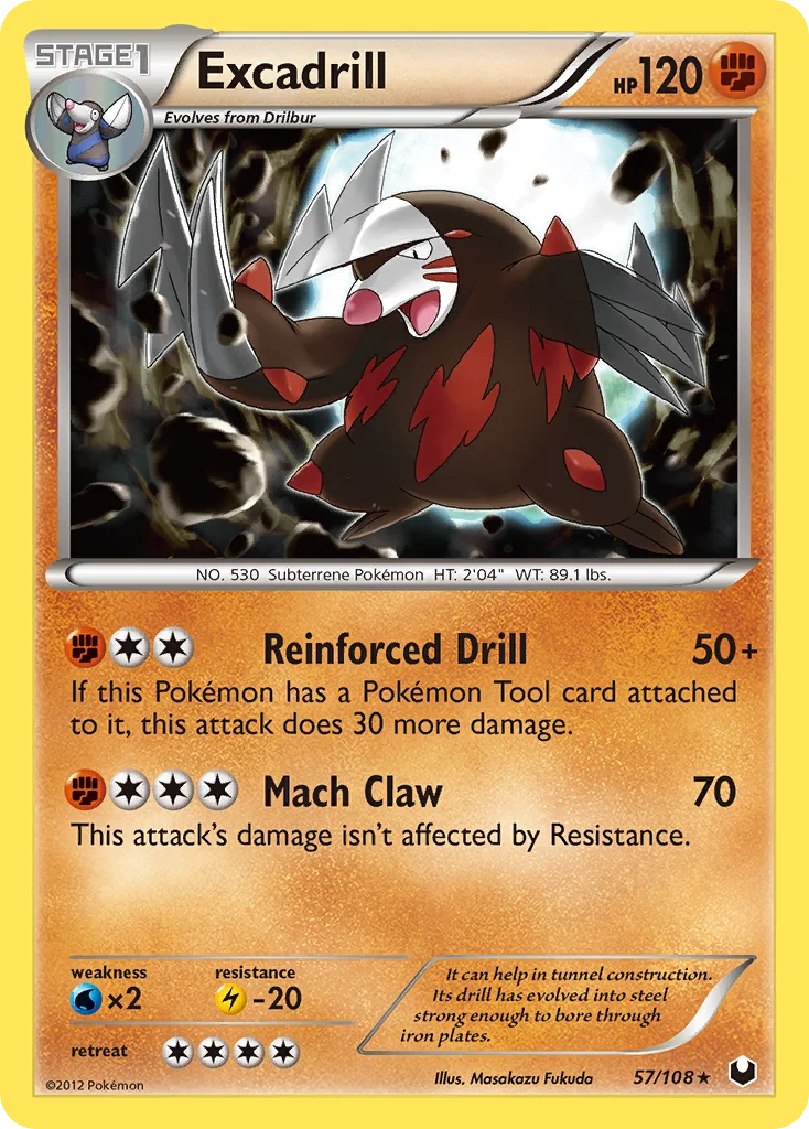 Excadrill Pokemon card
