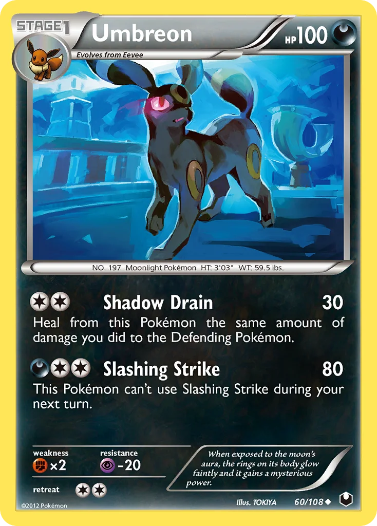 Umbreon Pokemon card