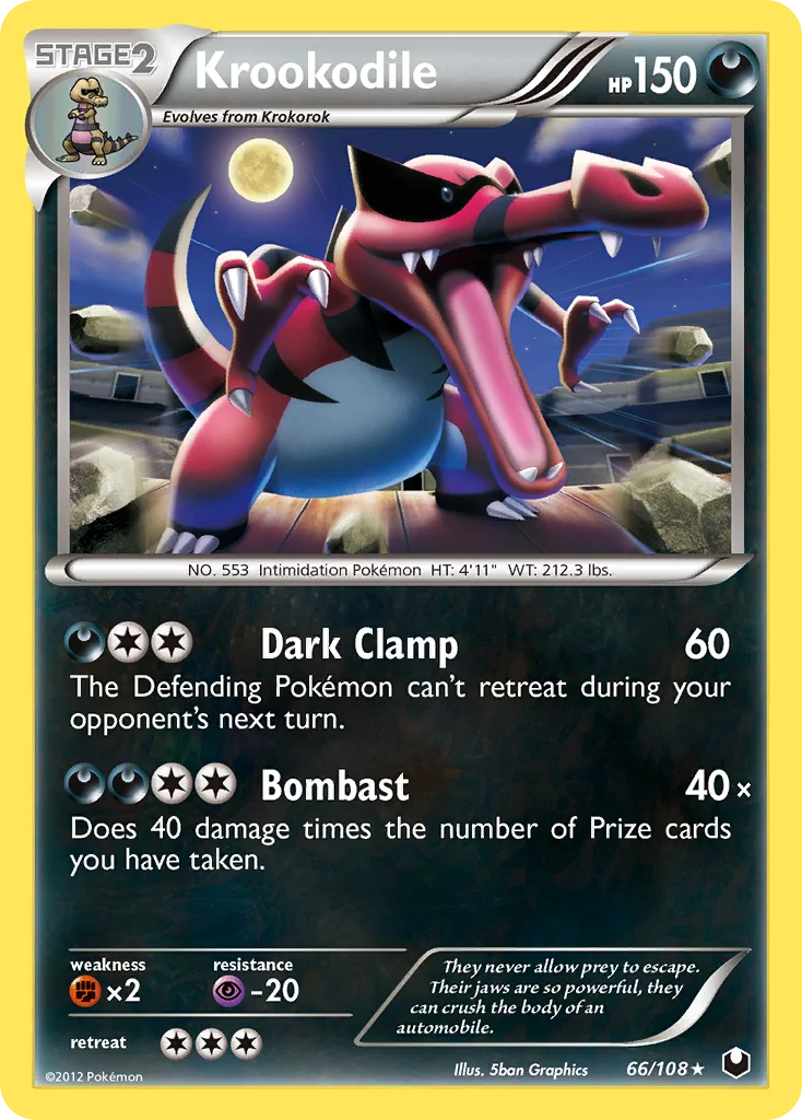 Krookodile Pokemon card