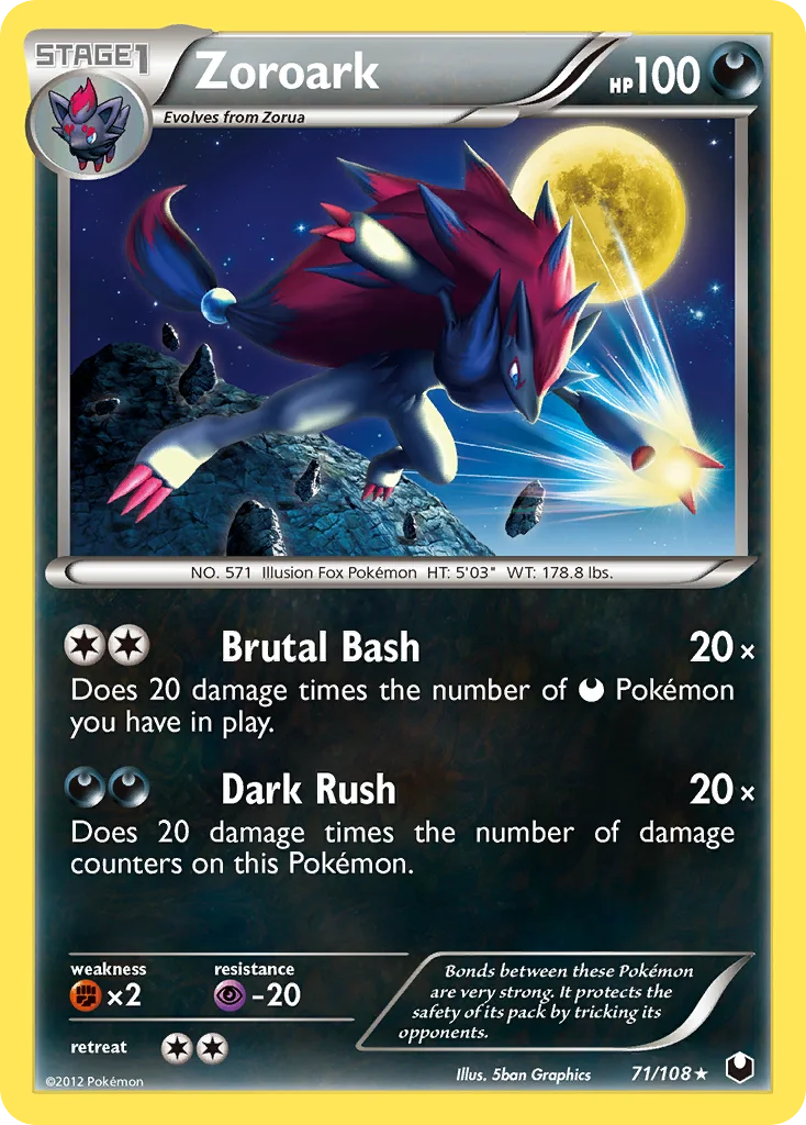 Zoroark Pokemon card