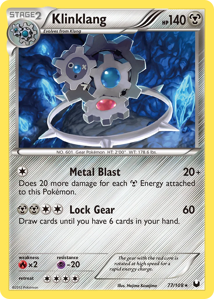 Klinklang Pokemon card