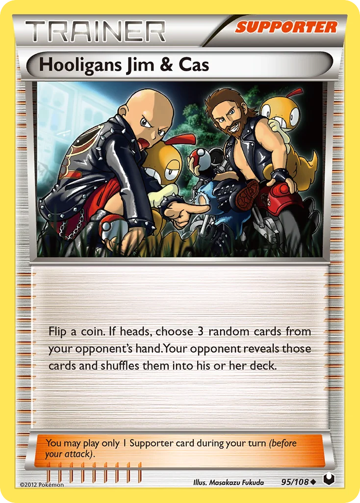 Hooligans Jim & Cas Pokemon card
