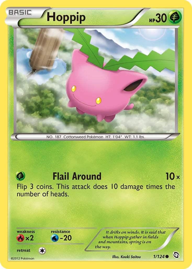 Hoppip Pokemon card