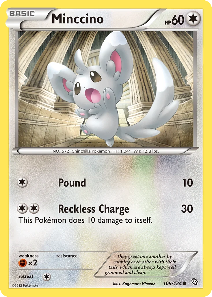 Minccino Pokemon card