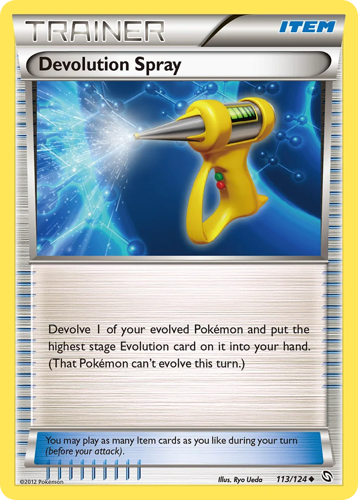 Devolution Spray Pokemon card