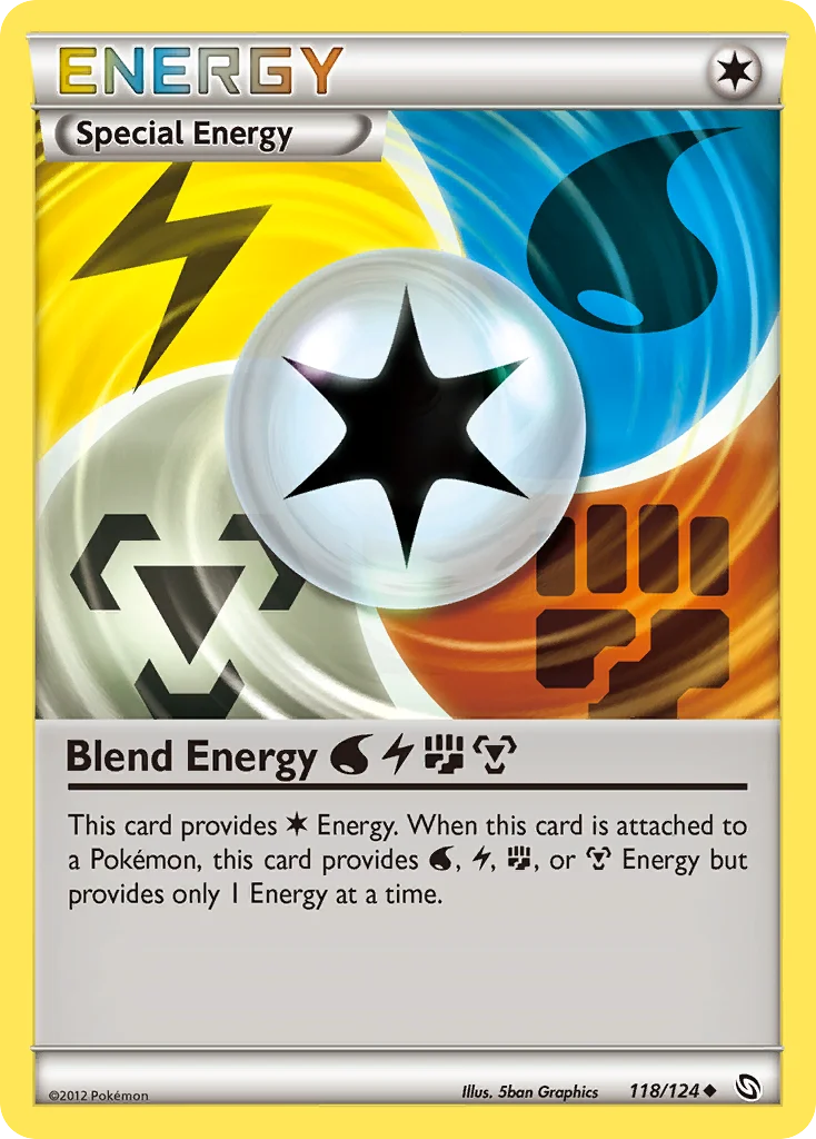 Blend Energy WaterLightningFightingMetal Pokemon card