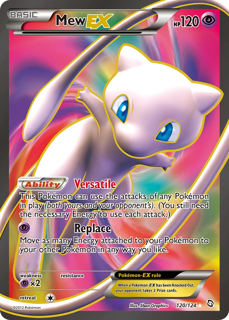 Mew-EX Pokemon card