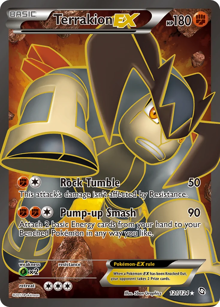 Terrakion-EX Pokemon card