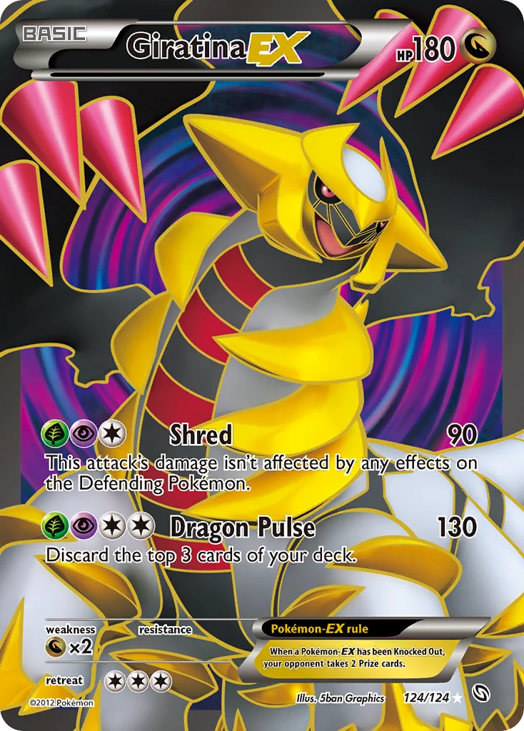 Giratina-EX Pokemon card