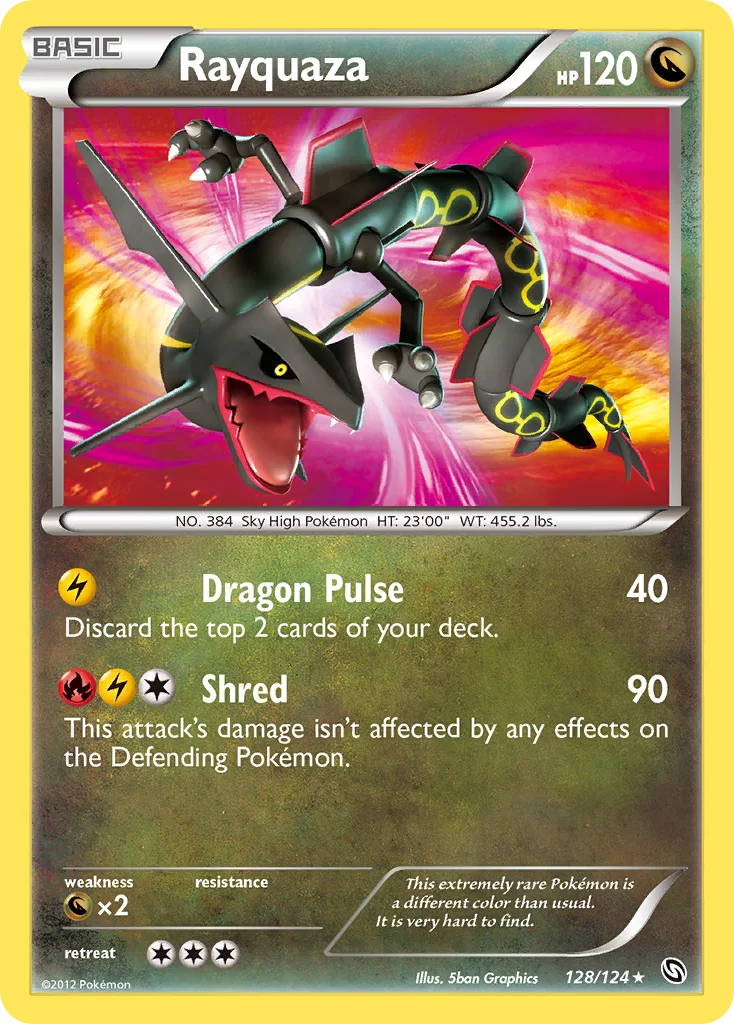 Rayquaza Pokemon card