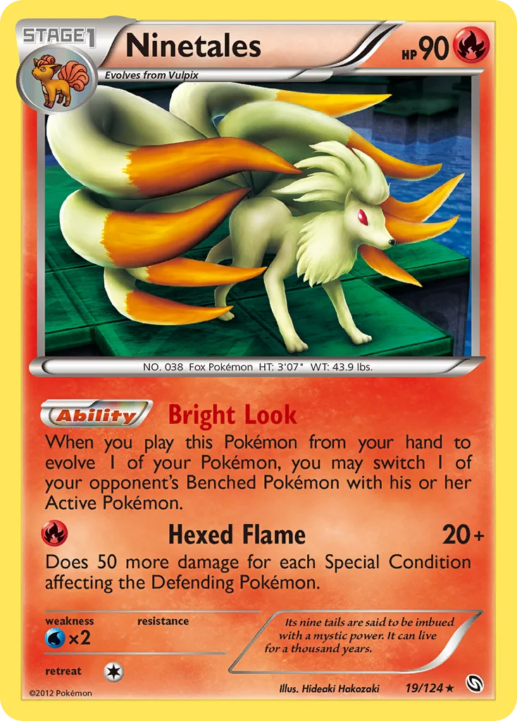Ninetales Pokemon card