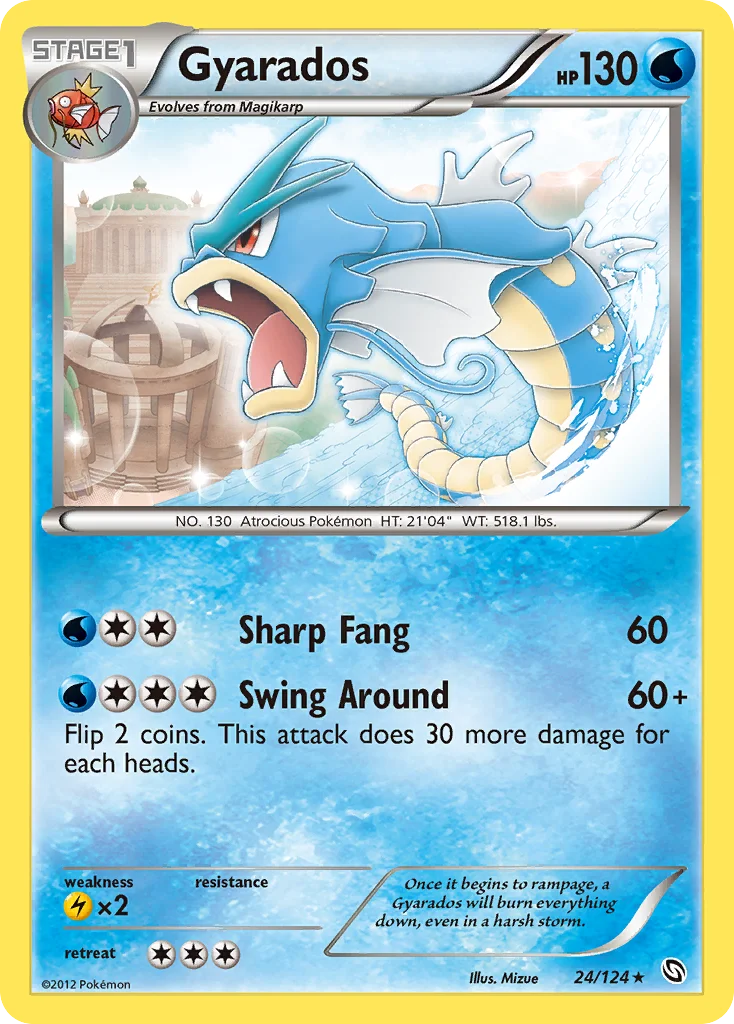 Gyarados Pokemon card