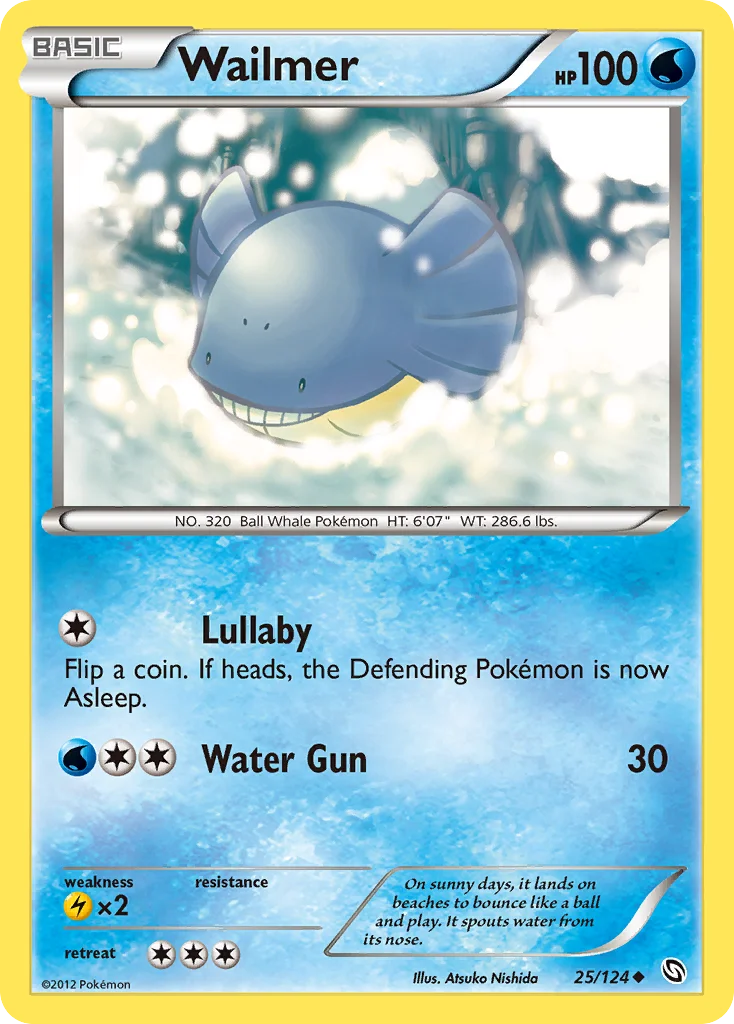 Wailmer Pokemon card