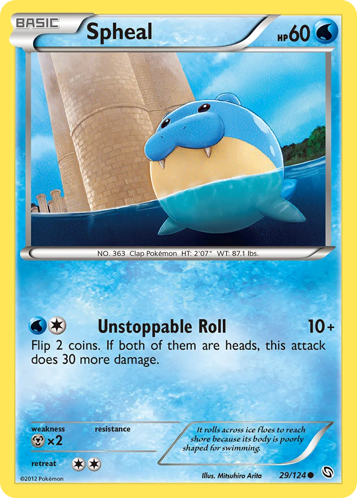 Spheal Pokemon card