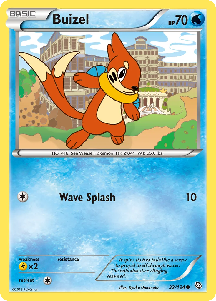 Buizel Pokemon card