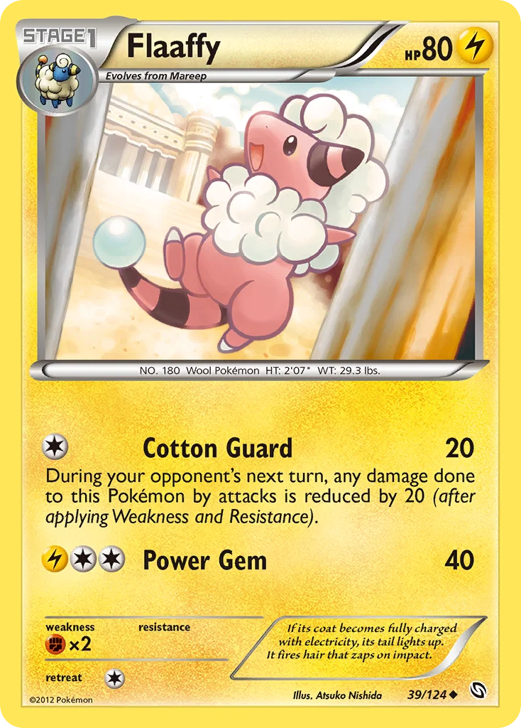 Flaaffy Pokemon card