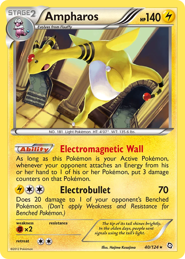 Ampharos Pokemon card