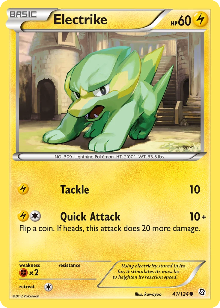 Electrike Pokemon card