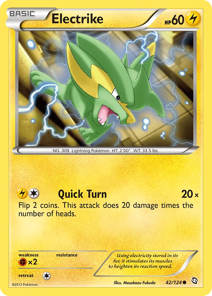 Electrike Pokemon card