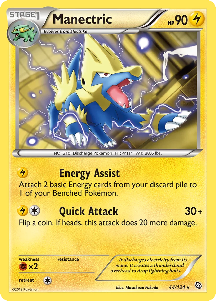 Manectric Pokemon card