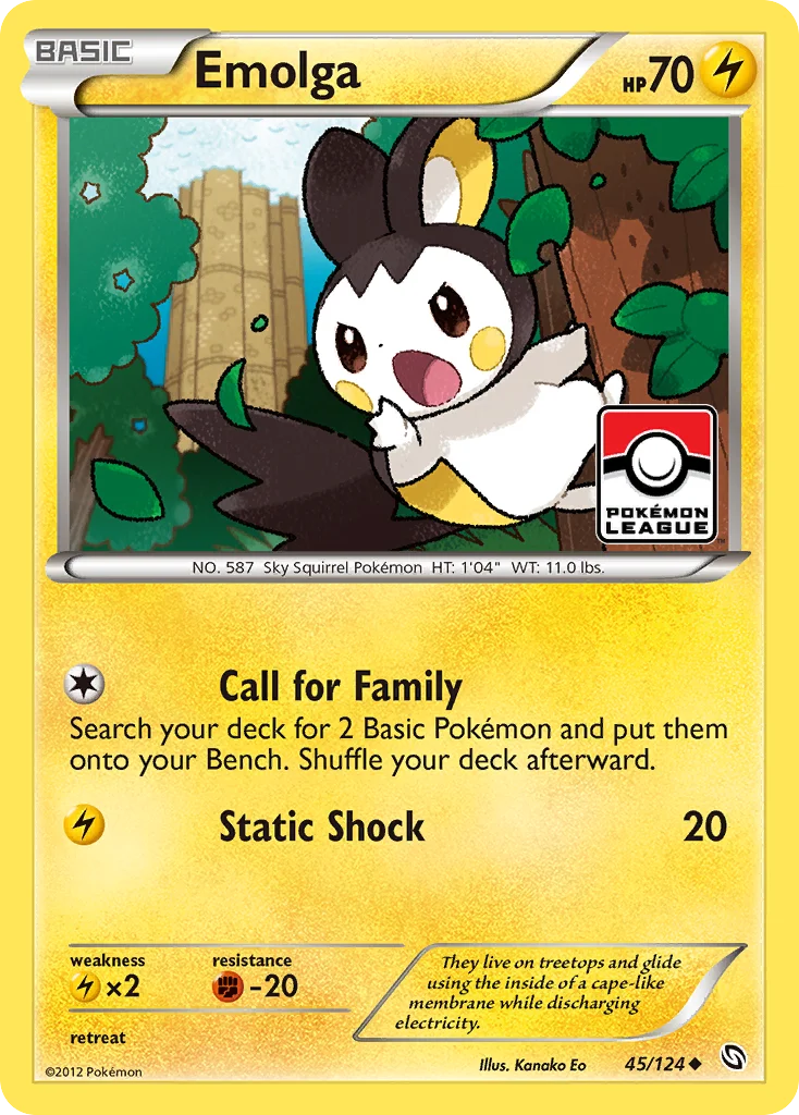 Emolga Pokemon card