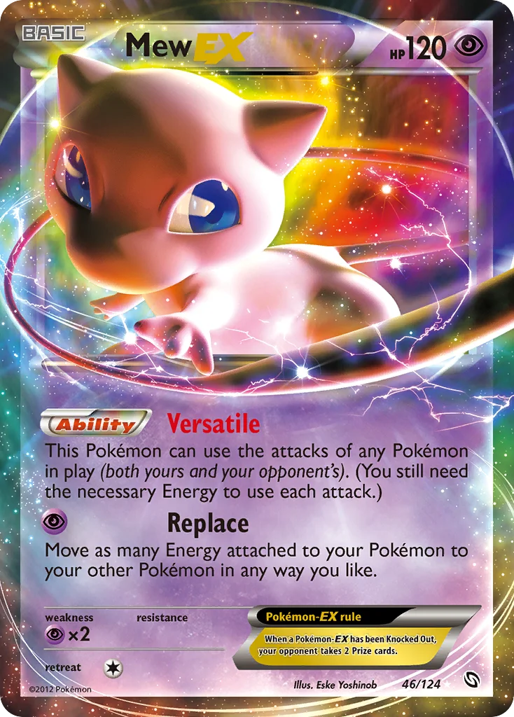 Mew-EX Pokemon card