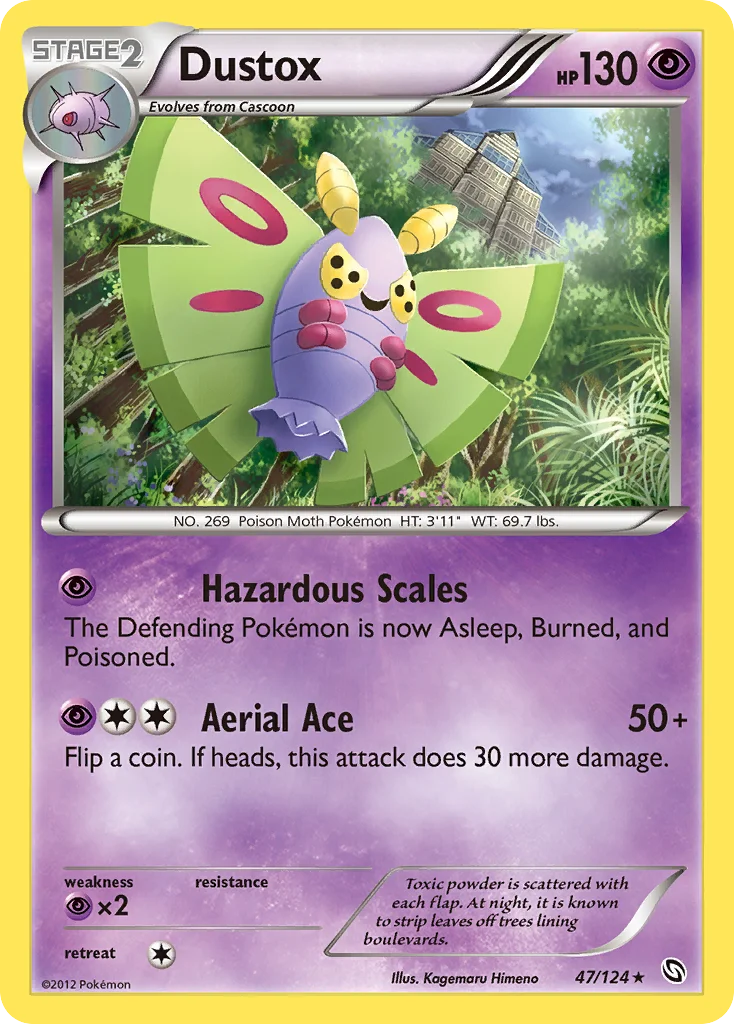 Dustox Pokemon card