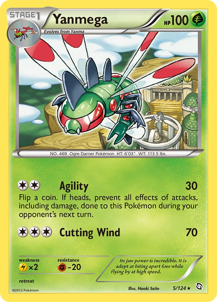 Yanmega Pokemon card