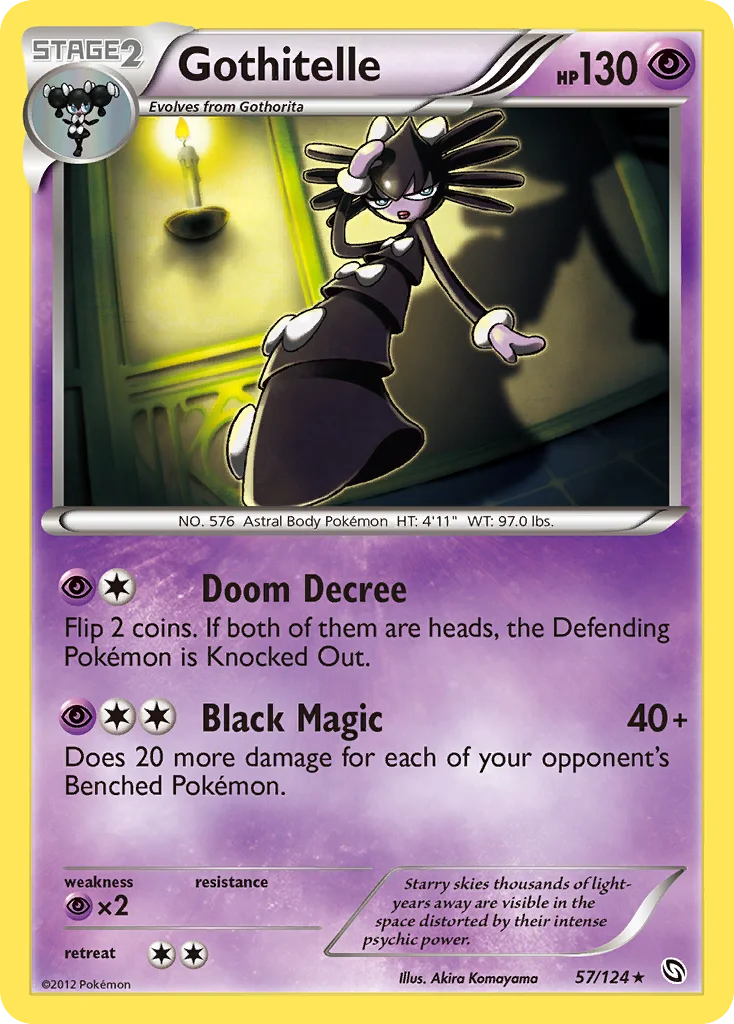 Gothitelle Pokemon card