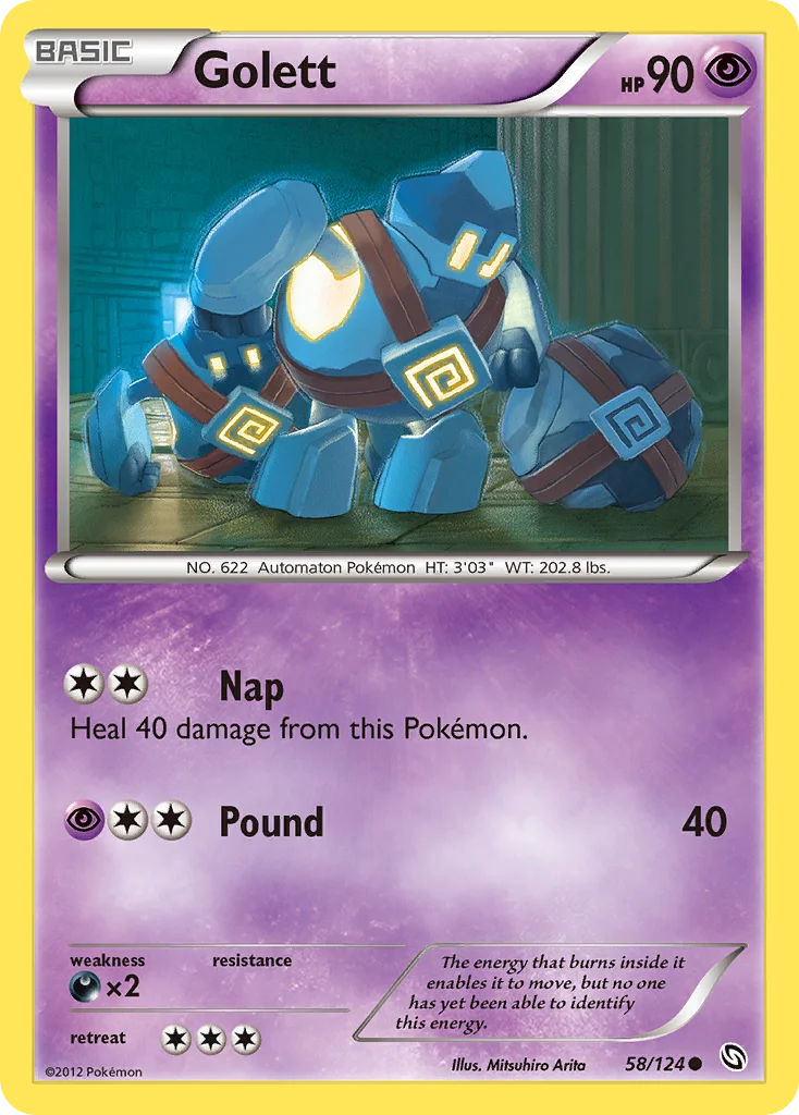 Golett Pokemon card