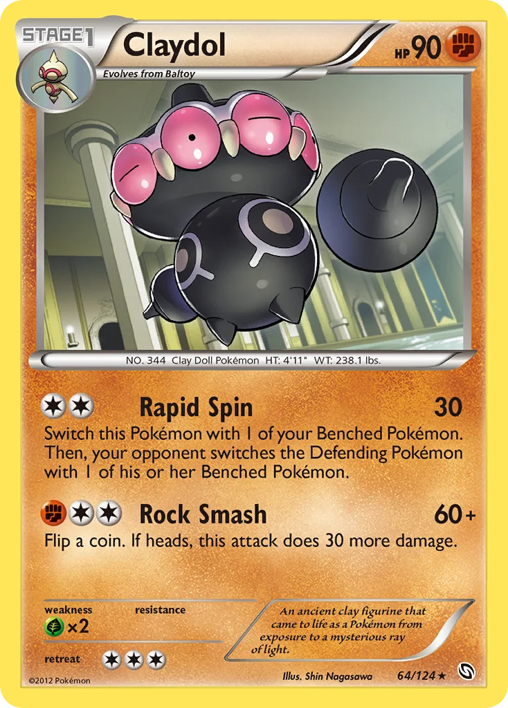 Claydol Pokemon card