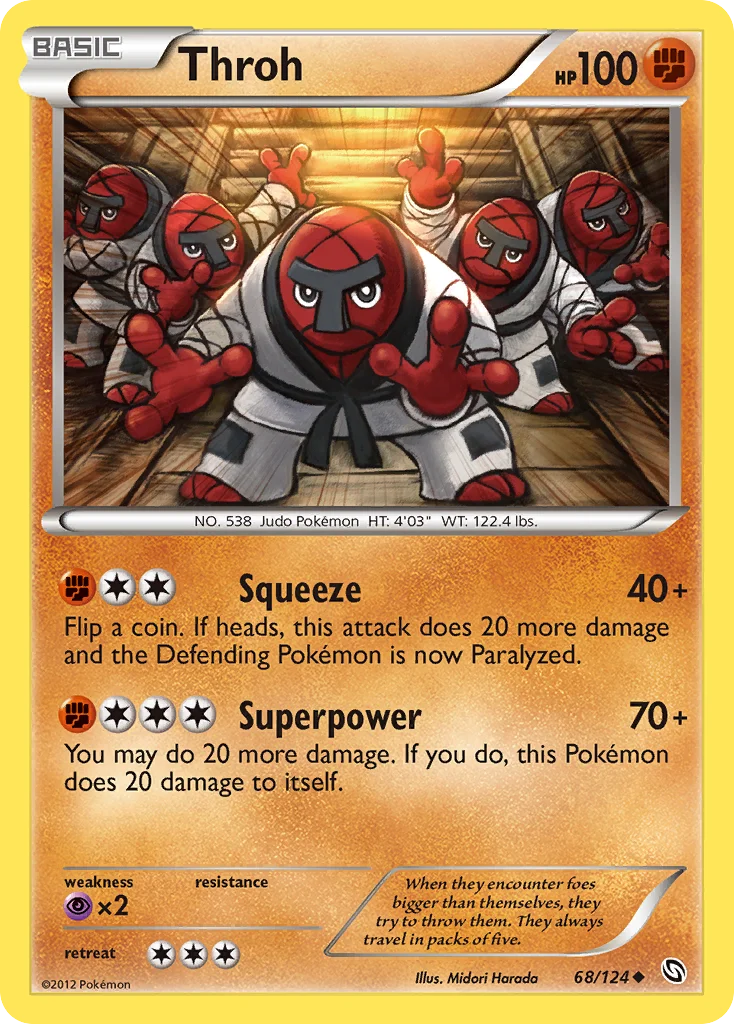 Throh Pokemon card