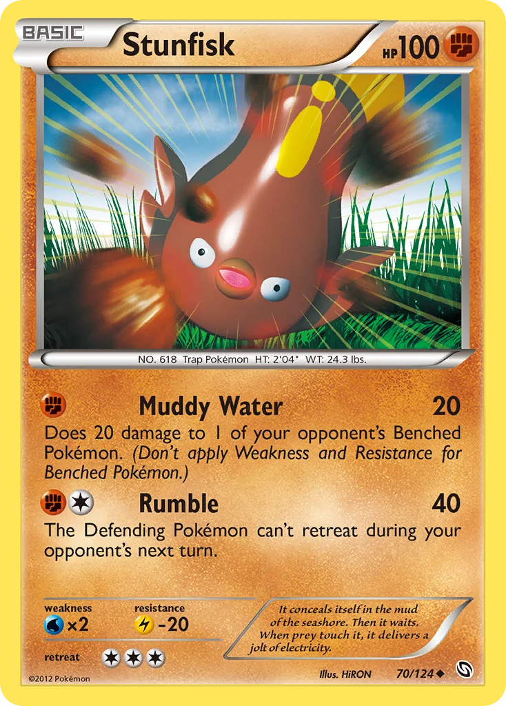 Stunfisk Pokemon card