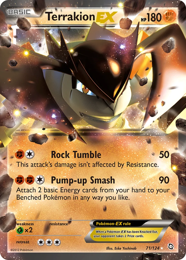 Terrakion-EX Pokemon card