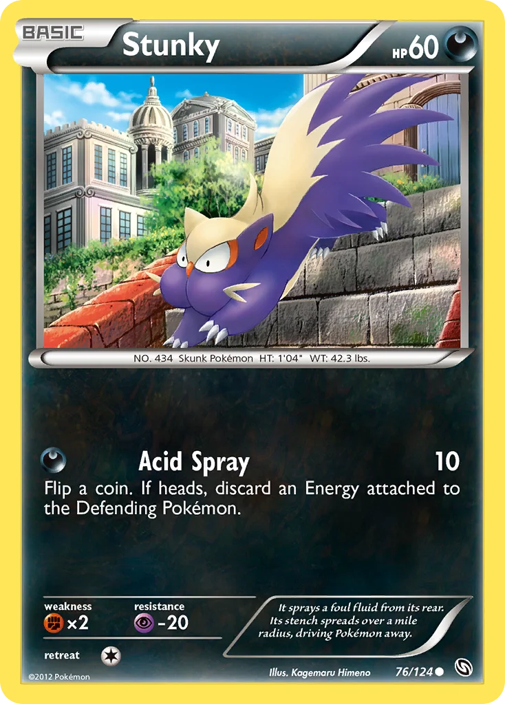 Stunky Pokemon card