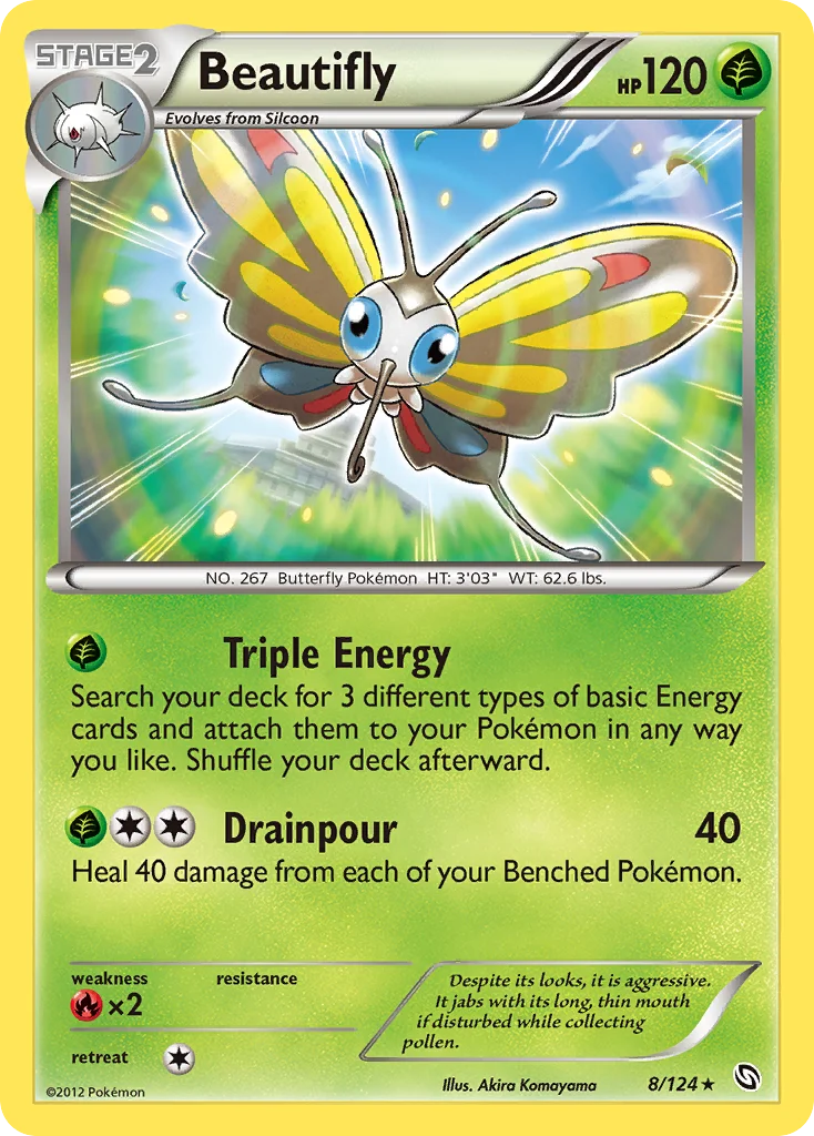 Beautifly Pokemon card