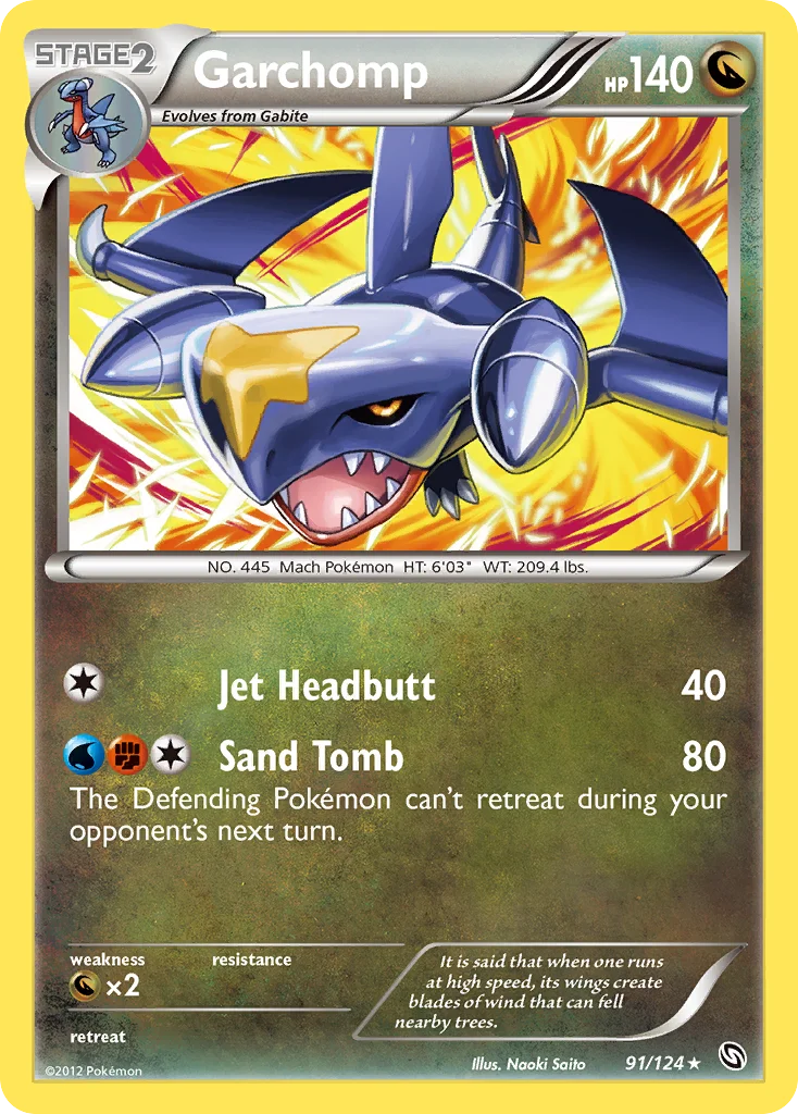 Garchomp Pokemon card