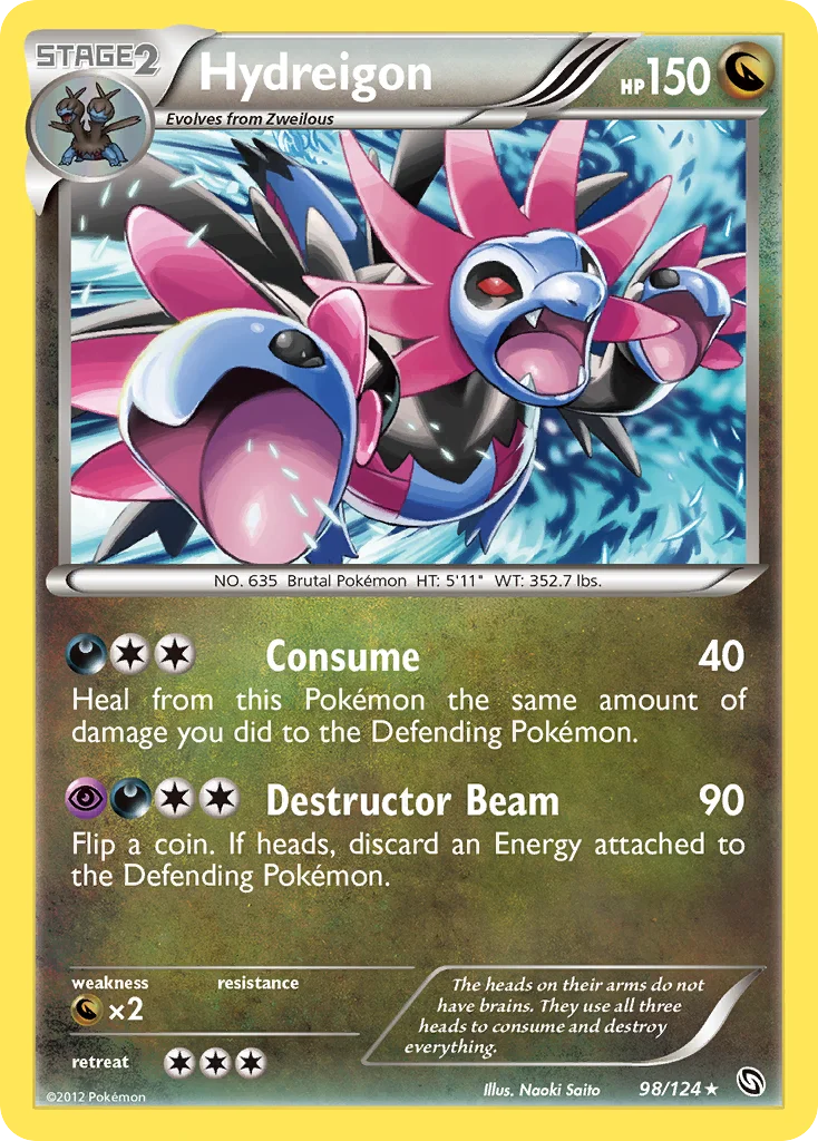 Hydreigon Pokemon card