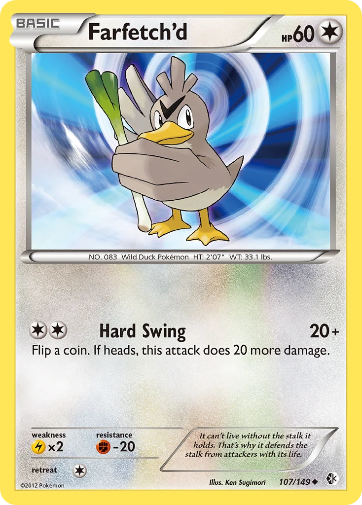 Farfetch'd Pokemon card